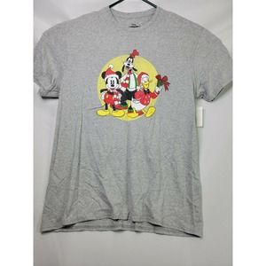 Mickey And Friends Mens Grey T-shirt Size X-Large